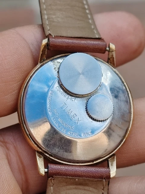 Montre Vintage ELVIA à Sonnerie Et Alarme - Mécanique Manuelle - Excellent état - Bracelet Cuir