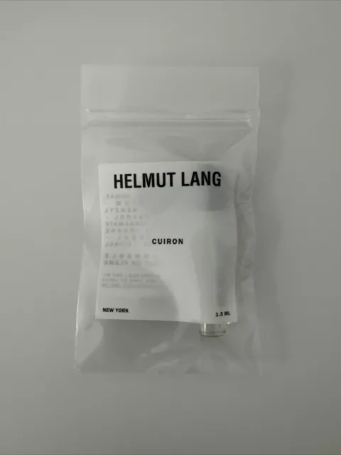 Rare Helmut Lang Cuiron Natural Spray Vaporisateur Sample 0.05 Fl Oz/ 1.5 ML