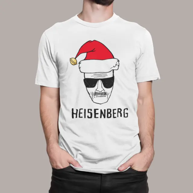 T-Shirt Xmas Breaking Bad Santa Heisenberg Walter Bianca Natale Adulti Bambini