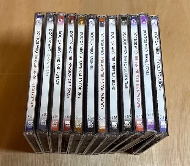 Batch of 12 Doctor Who Companion Chronicles CDs Season 5 Complete Job Lot