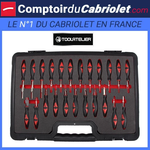 Testeur Pression Circuit Freinage TOOLATELIER - Manomètre 0-250 Kg/cm2, 22 Adaptateurs - Auto Et Moto