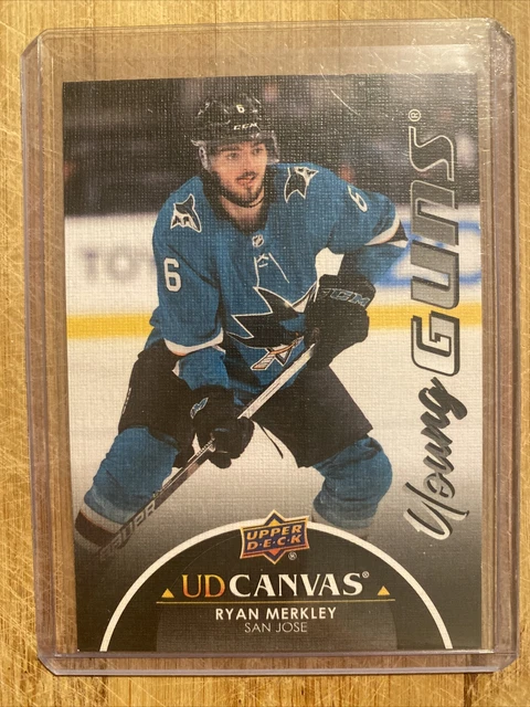 2021-22 UD Upper Deck Ryan Merkley Young Guns YG Canvas Black Rookie RC #C372