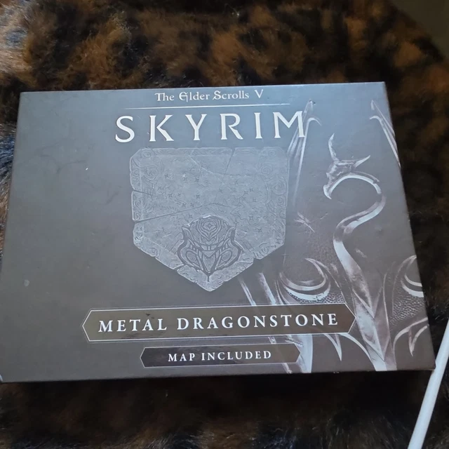 Metallic. Click THE ELDER SCROLLS V Skyrim Metal Dragonstone - Map Included £73.50 ...