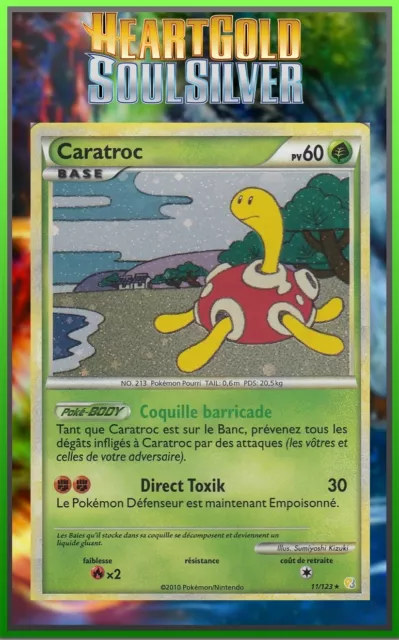 Caratroc Holo - HeartGold and SoulSilver - 11/123 - Carte Pokémon Française