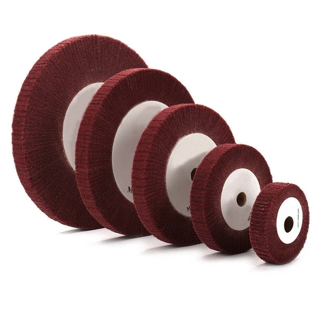 Vlies-Schleiftrommel 11,4 X 10,2 Cm – Körnung 320, Für Handpoliermaschinen, 2 Stück, Oberflächenbearbeitung