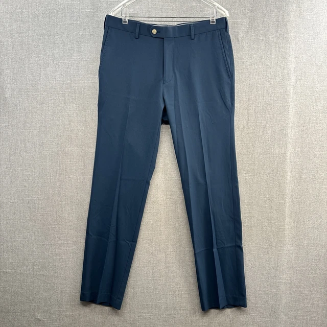 PETER MILLAR CROWN Durham Performance Pants Mens 32x32 Blue Golf ...