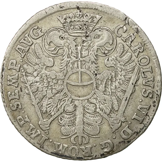 [#491769] Moneda, Estados alemanes, HAMBURG, 8 Schilling, 1/2 Mark, 1726, MBC+,