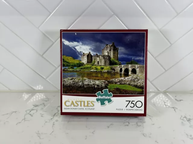 Buffalo - 750 Piece Majestic Castles - Eilean Donan Castle, Scotland