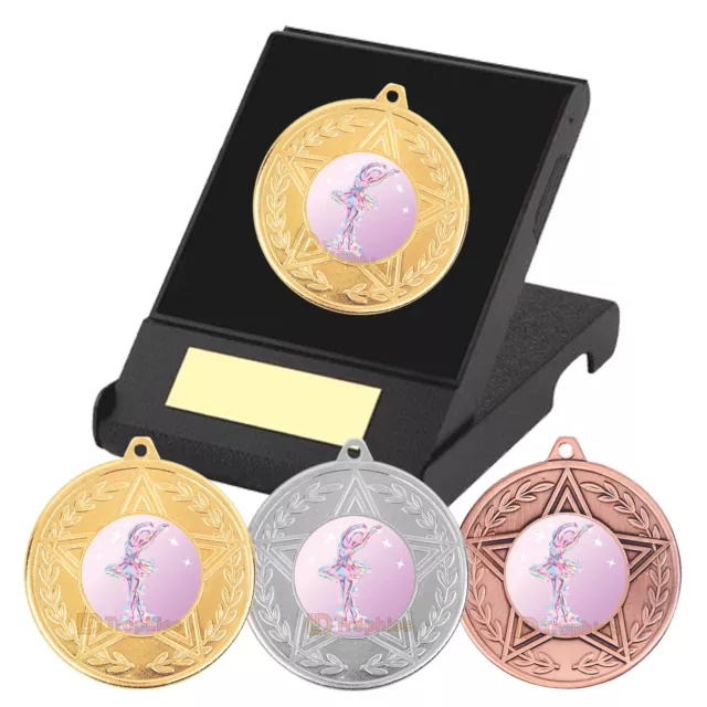 Ballet Medal in Box Free Engraving, Ballet Trophy Award, Dancer Ballerina Medal