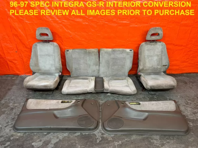 94-01 Acura Integra 2D Gs-R Interior Seat And Door Panel Conversion Front Rear