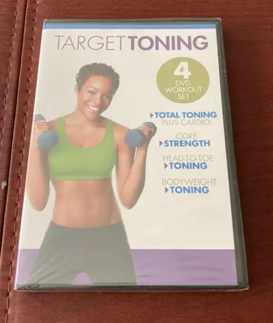 Target Toning 4 DVD Workout Set Total Toning NEW/sealed