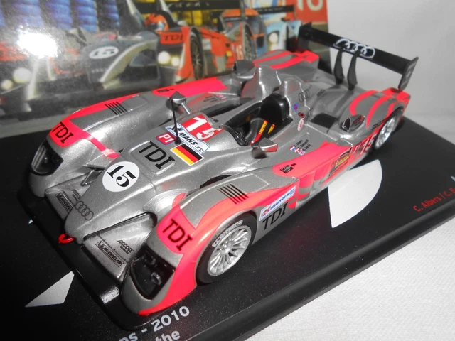 Miniature Spark 1:18 Audi R10 TDI N°2 – Vainqueur Le Mans 2008 (Capello/Kristensen) + Vitrine 18LM08
