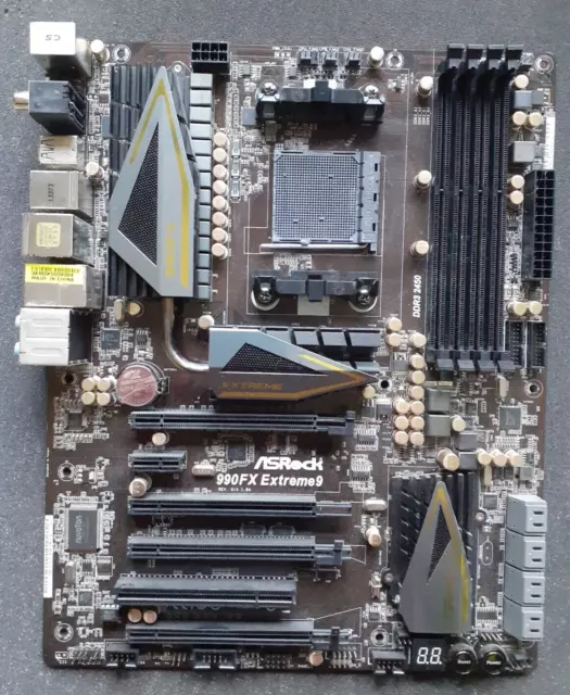 ASRock 990FX Extreme9, Rev. 1.04 , Mainboard AMD Sockel AM3+, Chipsatz AMD 990FX