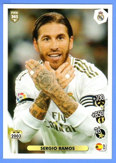 Carte Panini 2017 Revolution Soccer - Sergio Ramos (Real Madrid) Sunburst