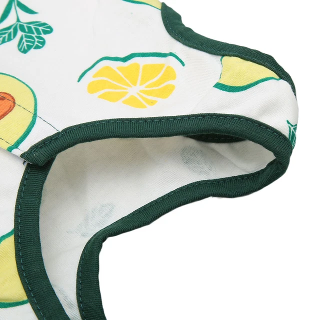 (XL) Traje de recuperación para gatitos fácil de usar traje de recuperación para gatos estampado flexible de aguacate