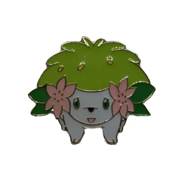 Shaymin Pokemon Mythical Collection Metal Pin Official Card Game 20thAnniversary