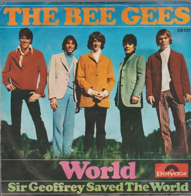 Bee Gees World * Sir Geoffrey Saved The World 1967 Polydor 7" Single