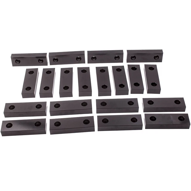 6 x 2 x 1" Standard Aluminum Machinable Soft Jaws for 6" Vises