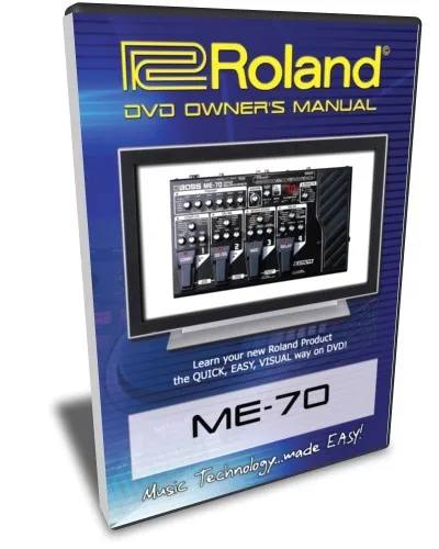 Roland (Boss) ME-70 DVD tutoriel vidéo aide manuel