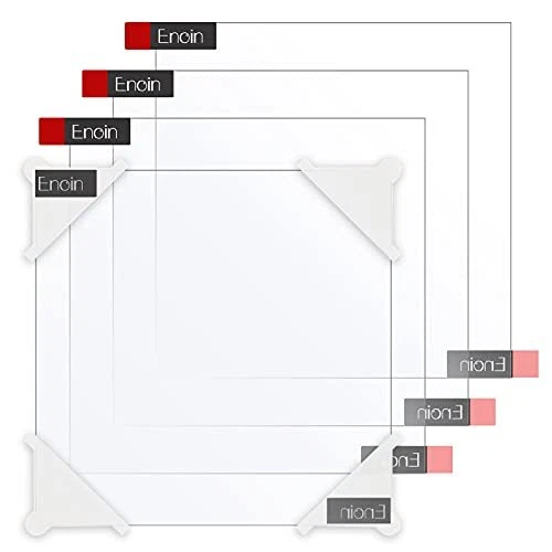4pcs 12 x 12 Inch Clear Acrylic/Plexiglass Sheet 0.030 1/32 Inch...
