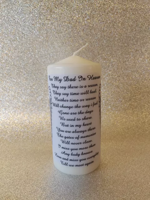 “Mum or Dad” Memorial Candle