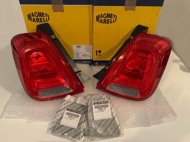 Fanali Posteriori Fiat 500 07+ - LED Fumato, Omologati E13, Stop E Retromarcia - Foto 8