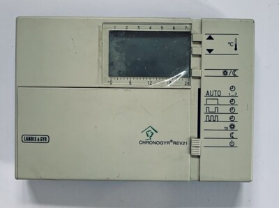 THERMOSTAT D'AMBIANCE LANDIS & Gyr Chronogyr REV21, régulateur de