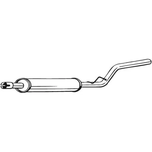 1x Silencieux central pour VW 278-315