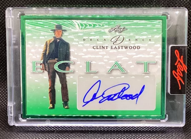 2022 Leaf Decadence Pop Century Clint Eastwood 1/5 Framed Signature!