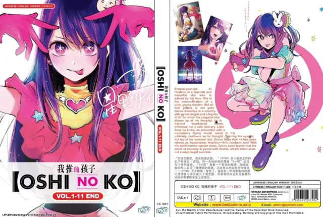 Manga Oshi No Ko Series Title Book Anime Comic English Vol 1-11