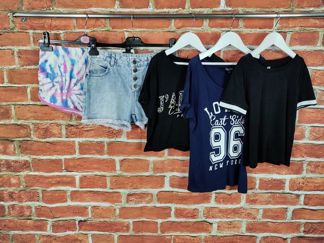 Girls Bundle Age 10-11 Years M&S Next H&M Etc Shorts T-Shirts Short Sleeve 146Cm