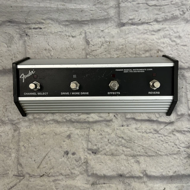 Fender 0057601000 4 button Footswitch for Fender Stage 160 or Similar