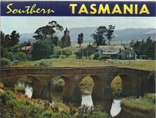 Fold Out Views Of Southern Tasmania  Postcard