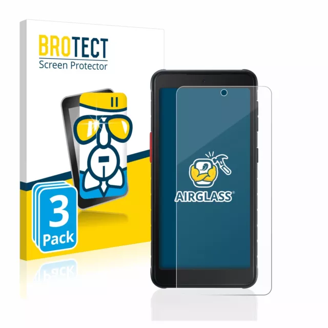 3x BROTECT Panzerglasfolie für Samsung Galaxy XCover 5 Schutz Glas Folie