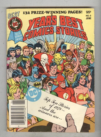 Best of DC Blue Ribbon Digest #5 June 1980 VG/FN Year’s Best Comics Stories