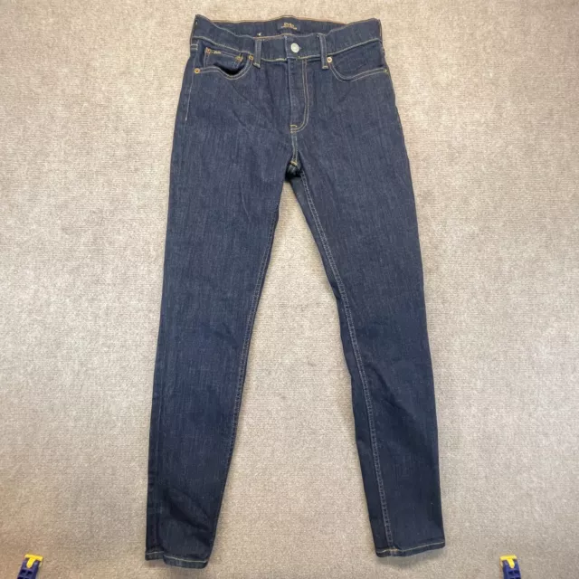 Polo Ralph Lauren Tompkins Mid Rise Skinny Jeans Women's Size 27 Blue EUC