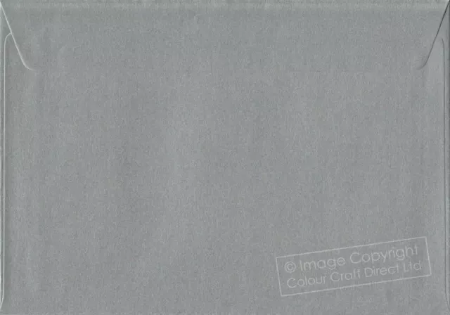 Metallic Silver C5 Envelopes - 162 mm x 229 mm Self Seal A5 Colour Envelope