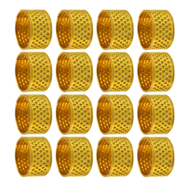 100 PCS DIY Craft Finger Protector Thimble Ring Cross Stitch