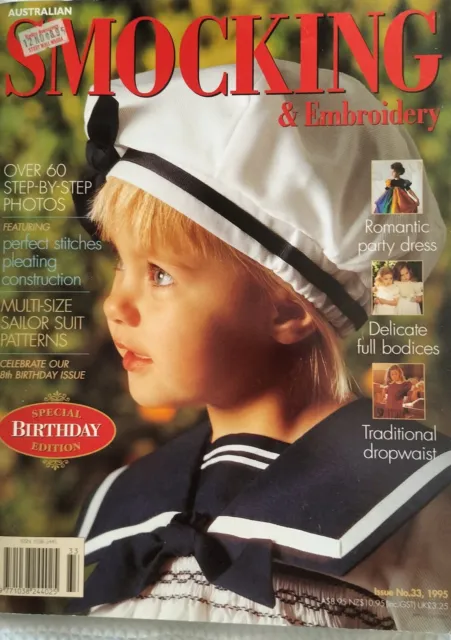 Smocking & Embroidery Magazine #33 Special Birthday Edition 1995