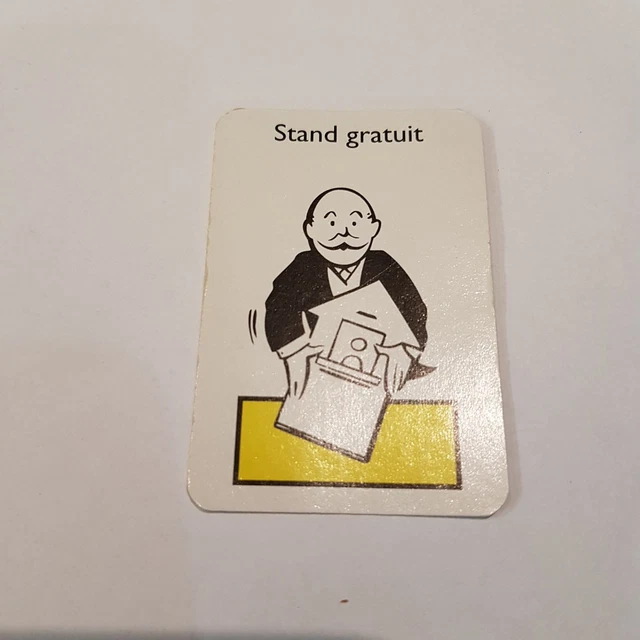 Carte Case Grand Huit - Pièce Du Jeu Monopoly Junior Parker 5-8 Ans - Occasion