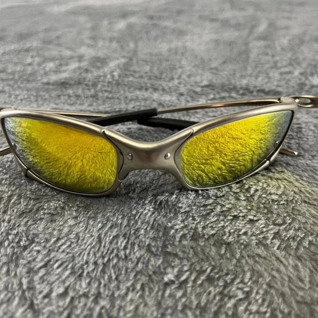 OAKLEY X-METAL SUNGLASSES men Gold Fire Iridium Juliet Romeo Y2K 