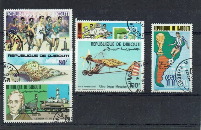 kleine Auswahl von Sondermarken " Republique de Djibouti "