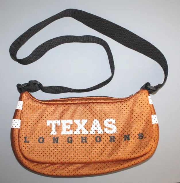 Little Earth Fan-dom Texas Longhorns UT Jersey Mesh Purse NCAA  12" x 6" x 2"