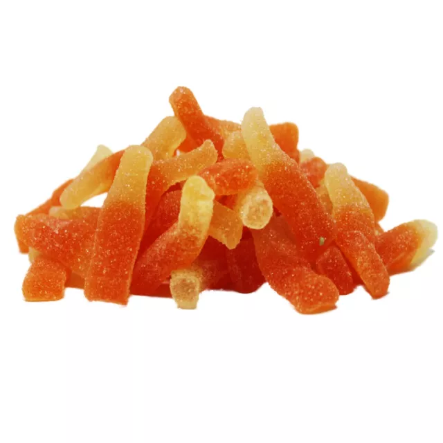 Frutta Gengive Arancione Limone Bottiglie Süss Sauer Zuccherato 175g