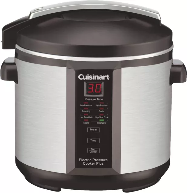 Cuisinart 6L Pressure Cooker - Fast & Slow, Kitchen Appliances Large Capacity