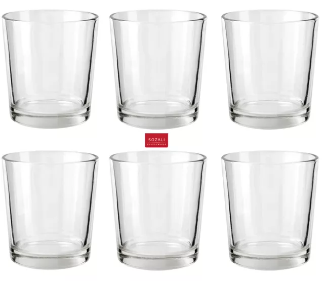 Tumbler Drinking Glasses Drinks Water Juice / 255ml 9oz Everyday Use / Set of 6