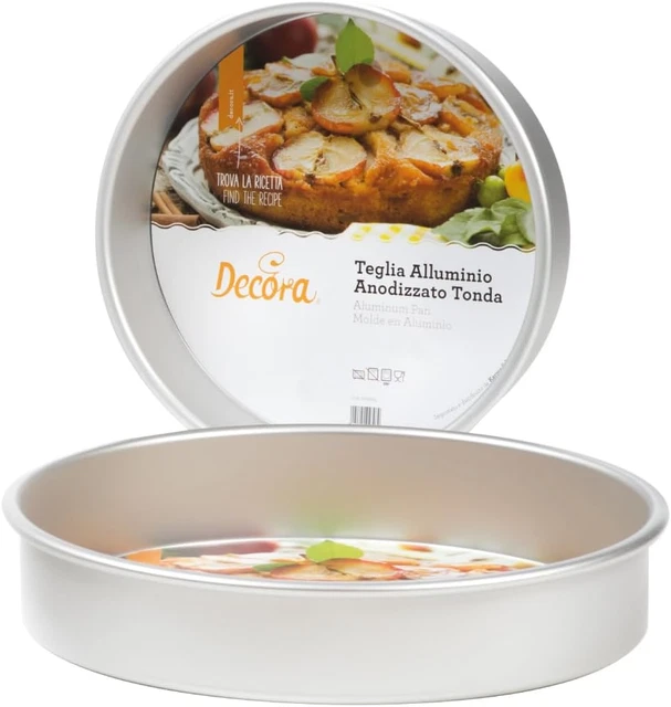 Decora Teglia Cuore Anodizzata - 25x7,5 Cm, In Alluminio, Per Dolci E Torte, Professionale - Foto 3