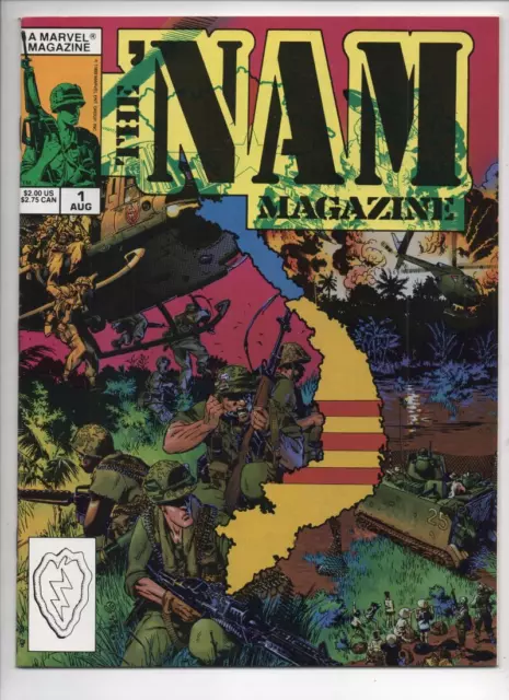 NAM Magazine #1, NM-, Vietnam war, Michael Golden, 1988, Marvel