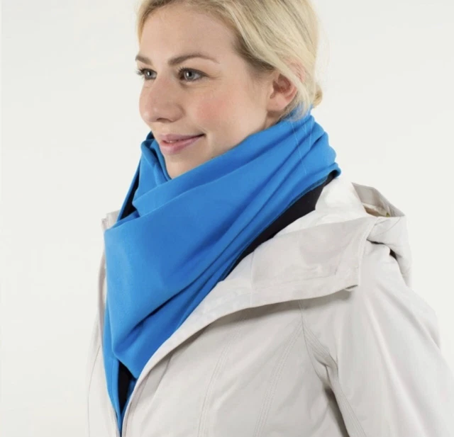 Lululemon Vinyasa Scarf *Rulu Reversible Cornflower/Black