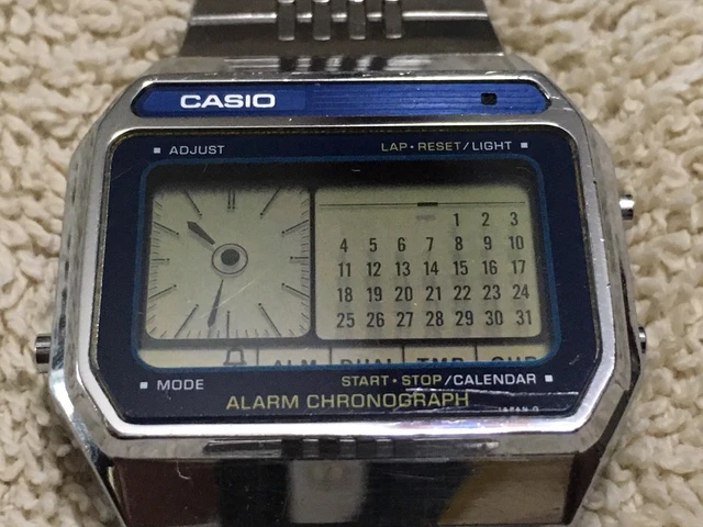 Montre Casio Digital AX-250 Mélodie Alarme Chrono Lumière - Occasion Parfait état